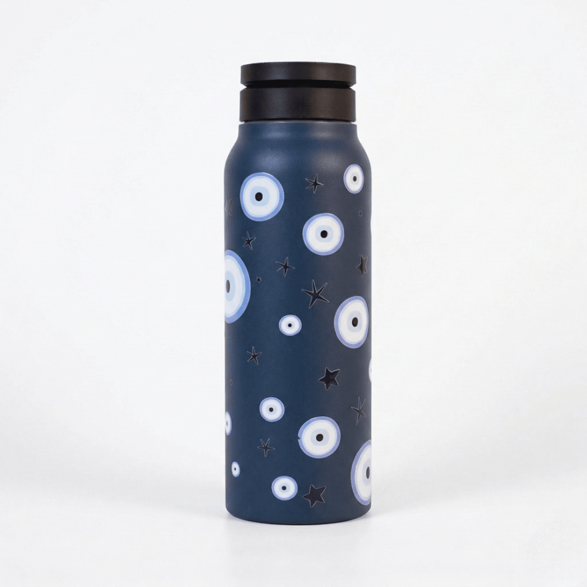 Evil Eye Print Stainless Steel Water Bottle - 800 ML - Memories Insite800ML EVIL EYES PRINT STAINLESS BOTTLE